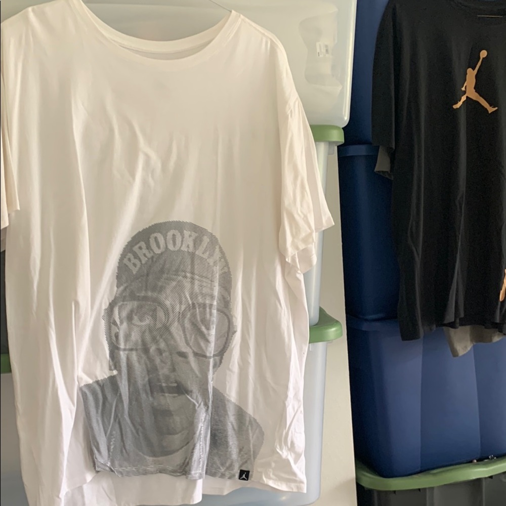 White Graphic T-Shirt with Brooklyn Design